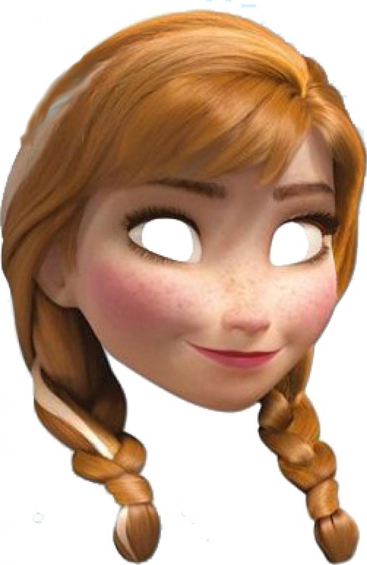 masque anna reine des neiges